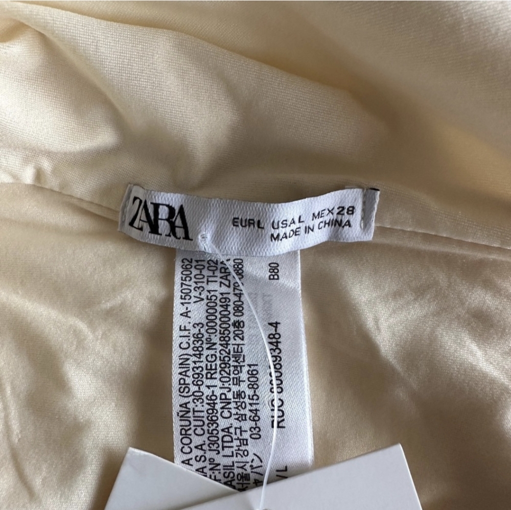 Zara Ribbed Low Back Swimsuit - Picture 7 of 8